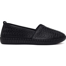 Derimod Kadın Siyah Deri Konfor Loafer 26AFD333718