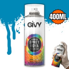 Givy Akrilik Sprey Boya Açık Mavi RAL5012 400 ml Sbx