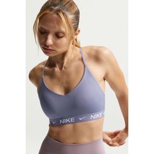 Nike Indy Light-Support Padded Adjustable Sports Bra Kadın Spor Bra Mor