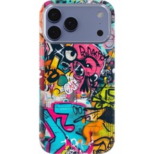 Karsu Design iPhone 17 Pro Uyumlu Baskılı Şeffaf Telefon Kılıfı | Koleksiyon: Grafitti Street Art