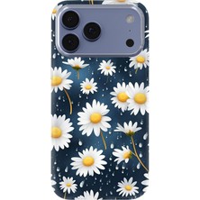 Karsu Design iPhone 17 Pro Uyumlu Baskılı Şeffaf Telefon Kılıfı | Koleksiyon: Soft Daisy