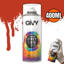 Givy Akrilik Sprey Boya Makine Kırmızı RAL2002 400 ml Sbx