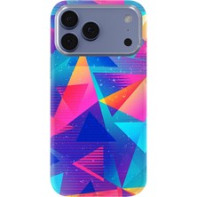 Karsu Design iPhone 17 Pro Uyumlu Baskılı Şeffaf Telefon Kılıfı | Koleksiyon: Minimal Geometric Patterns