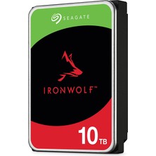  10tb ıronwolf st10000vn000 3.5" 256mb 7200 rpm nas disk harddisk