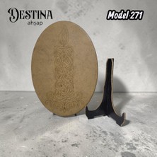 Destina Ahşap Mandala  Boyama Seti-Ekonomik Seri- Eko Model 271