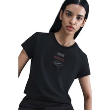 Nike Sportswear Classics Plus Womens Graphic T-Shirt Kadın Tişört Siyah