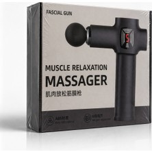 Fascial Gun Kas Gevşetici Masaj Tabancası – Derin Doku Masaj Aleti, Sessiz Çalışma, Çoklu Hız Modu