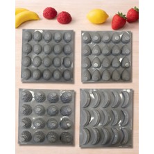 Pastalife Mini Meyve Silikon Kalıp Çilek-Muz-Frambuaz-Limon