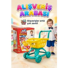 Farbu Oyuncak Ilk Market Arabam - Ittirmeli Eğitici Çocuk Alışveriş ve Oyuncak Market Arabası