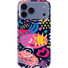 Karsu Design iPhone 17 Pro Max Uyumlu Baskılı Şeffaf Telefon Kılıfı | Koleksiyon: Psychedelic Art
