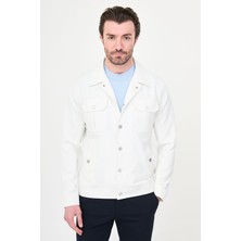 MCR Düz Slim Fit Gömlek Yaka Çıtçıtlı Erkek Mont