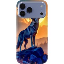 Karsu Design iPhone 17 Pro Max Uyumlu Baskılı Şeffaf Telefon Kılıfı | Koleksiyon: Alpha Wolf