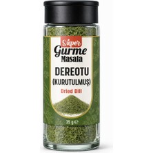 Super Gurme Masala Dereotu Kurusu 35 G – Kurutulmuş Dereotu Cam Kavanoz Dried Dill