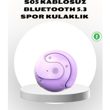 Ny Joy S05 Kablosuz Kulaklık Bluetooth 5.3 Ipx4 Su Geçirmez Stereo Ses Otomatik Bağlantı