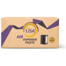 Ecoflex Dispenser Peçete Ekonomik Masaüstü Peçetesi-1 Koli-18 PAKET-3600 Adet Peçete