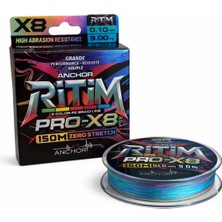 Fishack Ip Örgü Misina - 8 Kat - Anchor Ritim X8 - 150MT - Ebruli - 0.10MM