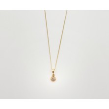 Mavika Jewellery 14K Gold Plated Minimal Classic Kolye
