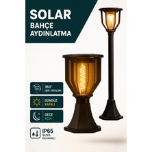 Wair Teknoloji Güneş Enerjili Dekoratif Bahçe Lambası Sensörlü LED Balkon Kapı Yol Aydınlatma Su Geçirmez 1 Adet