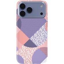 Karsu Design iPhone 17 Pro Max Uyumlu Baskılı Şeffaf Telefon Kılıfı | Koleksiyon: Minimal Geometric Patterns