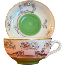 TT El Boyama Damla Mineli Avrupa Porselen Çay Kahve Fincanı