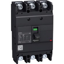 Schneider EZC250H3125, 125 Amper, 36 Ka, 3 Kutuplu, Kompakt Şalter