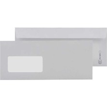 Asil Diplomat Zarf 10,5X24 90 gr Pencereli 25 Li