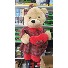 Halley Oyuncak Kıyafetli Peluş Ayı Uyku Arkadaşım 80 cm Pelüş