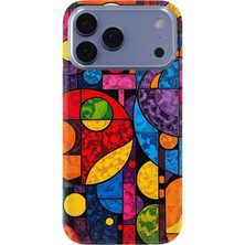 Karsu Design iPhone 17 Pro Max Uyumlu Baskılı Şeffaf Telefon Kılıfı | Koleksiyon: Psychedelic Art