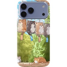 Karsu Design iPhone 17 Pro Uyumlu Baskılı Şeffaf Telefon Kılıfı | Koleksiyon: Anime Animal Characters