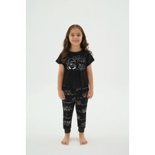 Zeyzey 70001 Kız Ç. Baskılı Pijama Takım