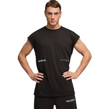 Puma M Graphic Cutoff Tank Erkek Antrenman Tişörtü 52852901 Siyah