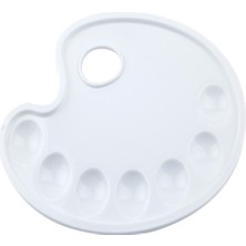 Ark Ergonomik Tasarımlı Plastik Boya Paleti Çok Bölmeli Ressam Paleti