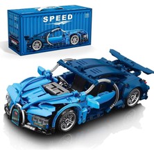 Mj Toys LEGO Bugatti Chiron Yarış Arabası LEGO Araba Yapı Blok Oyuncak Araba - 473 Parça