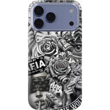 Karsu Design iPhone 17 Pro Uyumlu Baskılı Şeffaf Telefon Kılıfı | Koleksiyon: Drip Art
