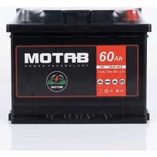 Motab 60 Ah Amper 540A Akü 2026 Üretim