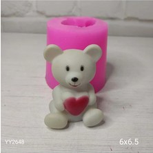 Yoyomold YY2648 Kalp Tutan Ayı Silikon Kalıp