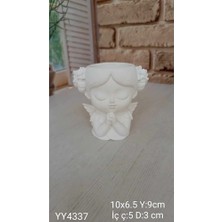 Yoyomold YY4337 Sevimli Dua Eden Melek Saksı Silikon Kalıp