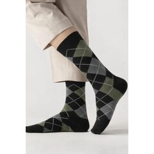 Gigi Giyim Baklava Desenli Pamuklu Soket Erkek Çorap