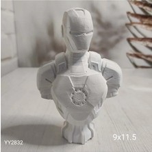 Yoyomold Iron Man (Demir Adam) Büst Biblo Silikon Kalıp