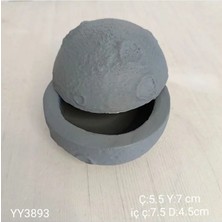Yoyomold YY3893 Kapaklı Ay Takı Kutusu- Mumluk- Sılıkon Kalıp