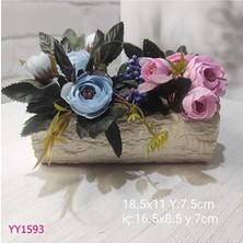 Yoyomold YY1593-UZUN Kütük Saksı Silikon Kalıp