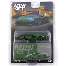 Mini T Mini Gt 1:64 Lamborghini Countach Lpı 800-4 Verde Medio Diecast Model Araba