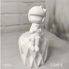 Yoyomold YY2540 Oturan Kız Çocuk Silikon Kalıp