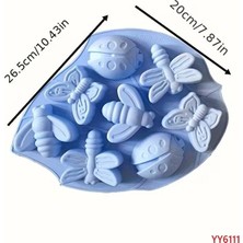 Yoyomold Arı Kelebek Yusufcuk ve Uğur Böceği Silikon Kalıp