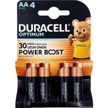 Duracell Optimum Power Boost Aa Kalem Pil 4’lü