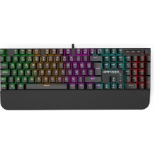 Inca IKG-458 Rgb Mekanik Gaming Klavye | Red Switch Bilek Destekli Anti-Ghosting Multimedya Tuşlu Oyuncu Klavyesi