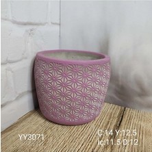 Yoyomold YY3071 Saksı Işıltı Çiçeği Desenli Silikon Kalıp
