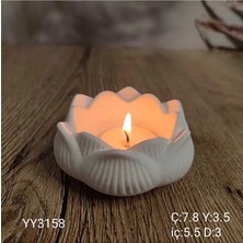 Yoyomold Lotus Çiçeği Mumluk Silikon Kalıp