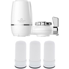 Blue Apple Seramik Filtreli Musluk Ucu Arıtıcı / 3 Adet Seramik Filtreli Kartuş / BA-D02P2