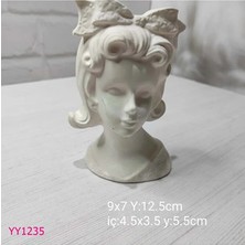 Yoyomold YY1235-NOSTALJIK Kız Saksı Silikon Kalıp